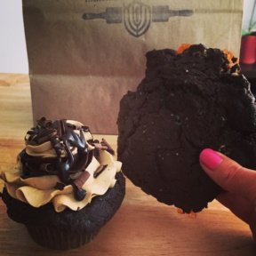 Gluten-free cookie and cupcake from H Bakeshop